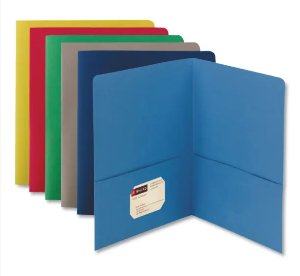 paper File Folder Marketing Material Printing A4 Paper Document Presentation Folder custom printing pocket folders