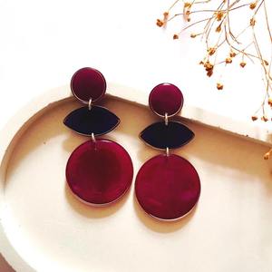 <b>Top</b> Selling Personalized Resin <b>Earrings</b> With Unique Design Trendy Handmade Gift For Women And Girls Available At Best Price - Product Image 4