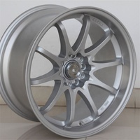 18 inç 8 konuştu tasarım alaşım jant jantlar bronz altın gümüş CE28 Honda Nissan Nismo için 5*114.3