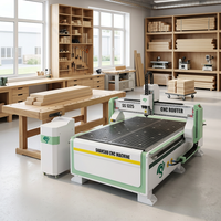 Máquina CNC 1325 para Cortar, Grabar y Fresar Madera, Mesa de Adsorción al Vacío, Maquinaria CNC Inteligente para Trabajar la Madera