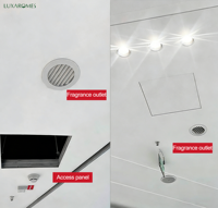 Diffuseur d'arômes caché avancé, contrôlable par smartphone, vaporisateur automatique de parfum, diffuseur d'huiles essentielles, capacité de 500 ml