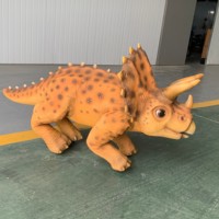 Zigong Cetnology RC Triceratops Robot Dinosaure Marchant, Modèle de Simulation Réaliste en Métal Léger, Tailles Personnalisées, Pour Intérieur Public