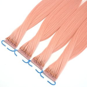 Estensioni di <span class=keywords><strong>Capelli</strong></span> Vergini Coreani di Alta Qualità con Doppio Nodo Invisibile in Filo di <span class=keywords><strong>Cotone</strong></span> - Product Image 5