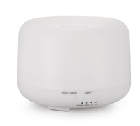 Humidificateur d'air électrique 500ML, diffuseur d'arôme, générateur de brume fraîche ultrasonique, atomiseur LED