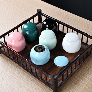 Tarro de Cerámica Vacío al por Mayor para Té, Tarro Sellado para <span class=keywords><strong>Polvo</strong></span> de Matcha - Product Image 4