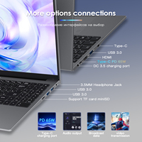Laptop Gaming Ryzen7, Laptop 15.6 inci CPU SSD 1TB 512GB Ddr4 ram untuk siswa penggunaan rumahan Bisnis