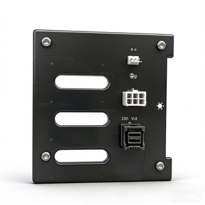 SFF8643 8i ke *4 Adaptor PCBA 6Gbps Kecepatan Tinggi SATA1/2/3 2.5/3.5 Inci SSD HDD Bersertifikasi CE/FCC/Rohs Tidak Memerlukan Driver - Product Image 1