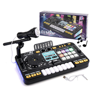 Jouet de mixage DJ multifonctionnel éducatif Montessori amusant pour enfants, instruments de musique, microphone pour fête