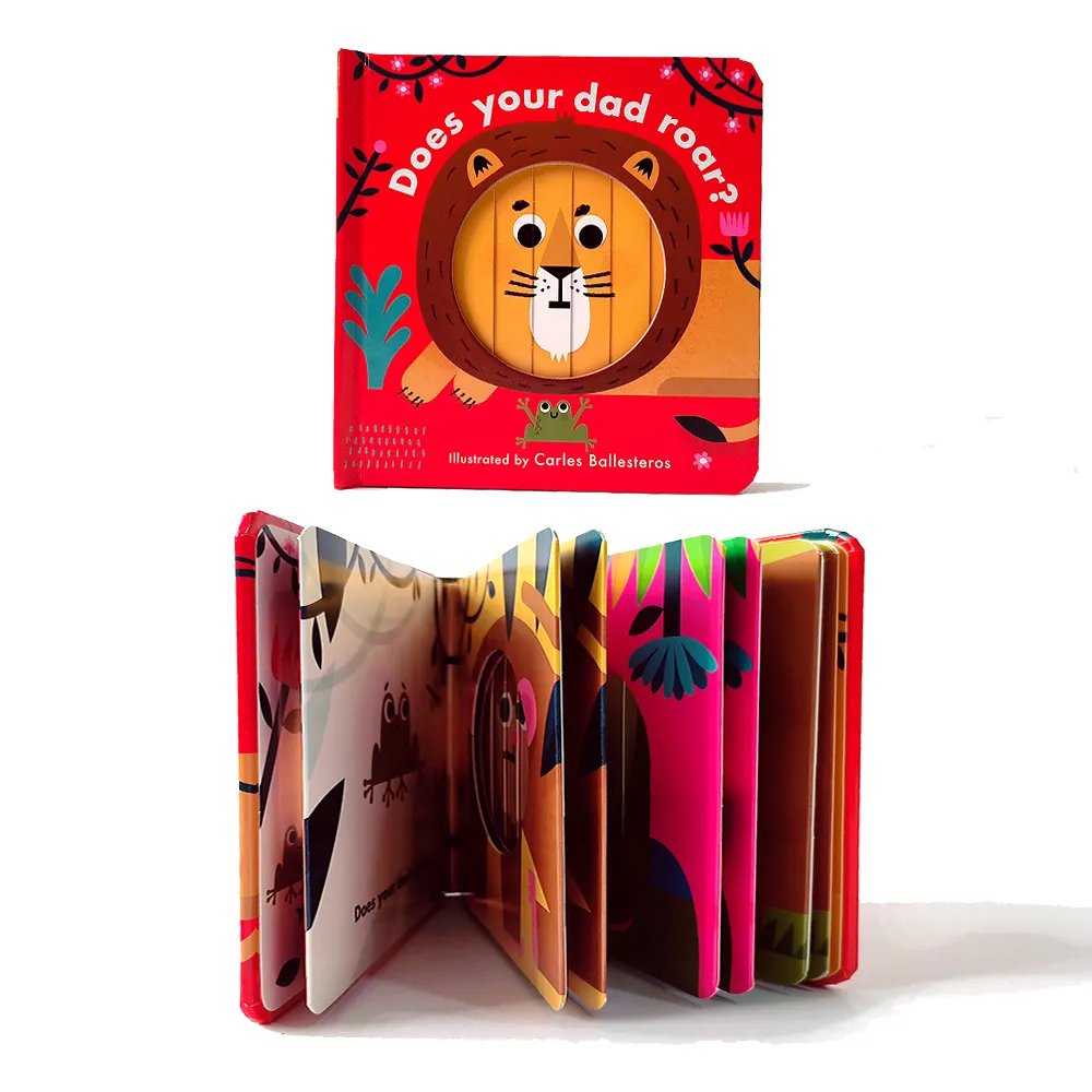 Libro emergente 3D de cuentos para niños personalizado servicio de impresión de libros de cartón a todo color