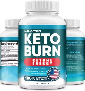 Cápsulas Keto de Marca Privada OEM, BHB Puro, Dieta Keto Rápida, Quemagrasas, Suplemento Energético para Pérdida de Peso, Cápsulas Adelgazantes - Product Image 1