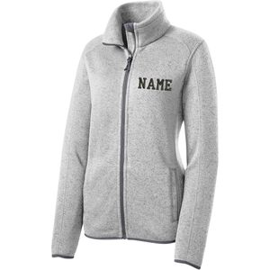 2025 Women's Customizable L232 <b>Fleece</b> <b>Sweater</b> Jackets Outdoor Style with Your Own Logo Texts Available in 3 Colors - Product Image 2