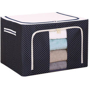 2021Home Storage Non-woven Fabric Foldable Cloth Storage Boxes For Dress Clothes Toy Stackable Bins Organizer Collapsible