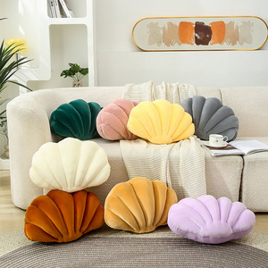Cojín de Peluche Creativo con Forma de Concha Marina para Coche, Sofá, Decoración de Oficina, Almohada para Cama, Decoración de Ventana - Product Image 2
