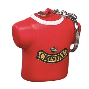 Llavero de PU con Forma de Camiseta, Impresión Digital, Anillo de Acero Inoxidable, Portátil, Temática Deportiva, Regalo Promocional - Product Image 5