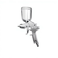 Pistolet de pulvérisation pneumatique W-71S à haute atomisation, alimentation par aspiration, pistolet à peinture à air comprimé, gobelet en aluminium de 1 L, outil de pulvérisation de surface industrielle