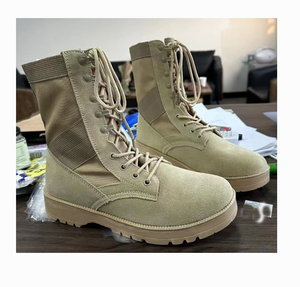 Botas de Combate Ligeras de Verano HPB0302, Botas Tácticas de Gamuza con Mangas Oxford - Product Image 2