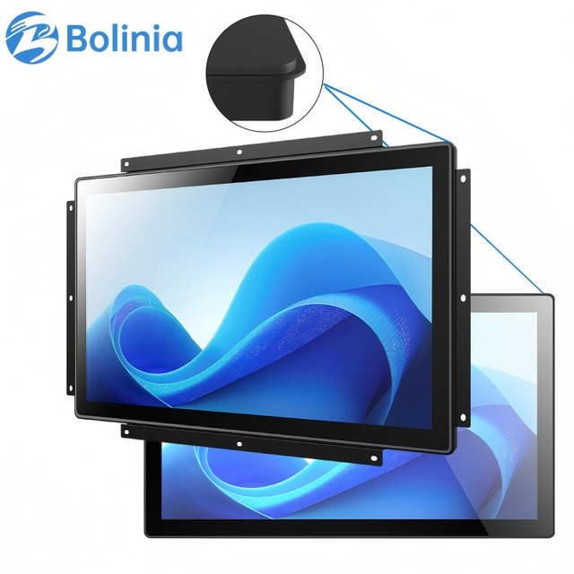 10.1 15 15.6 21.5 32 Inch Industrial Open Frame Monitor with IP65 Waterproof PCAP Touch Screen for Embedded HMI Kiosk VGA HD