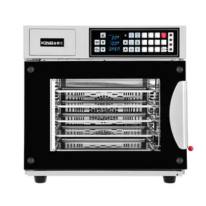 Convection Oven combi steamer 60Litre half-size Oven Countertop 5-Tier Toaster Electric Baking Oven w/Trays Wire Racks Clip 220V