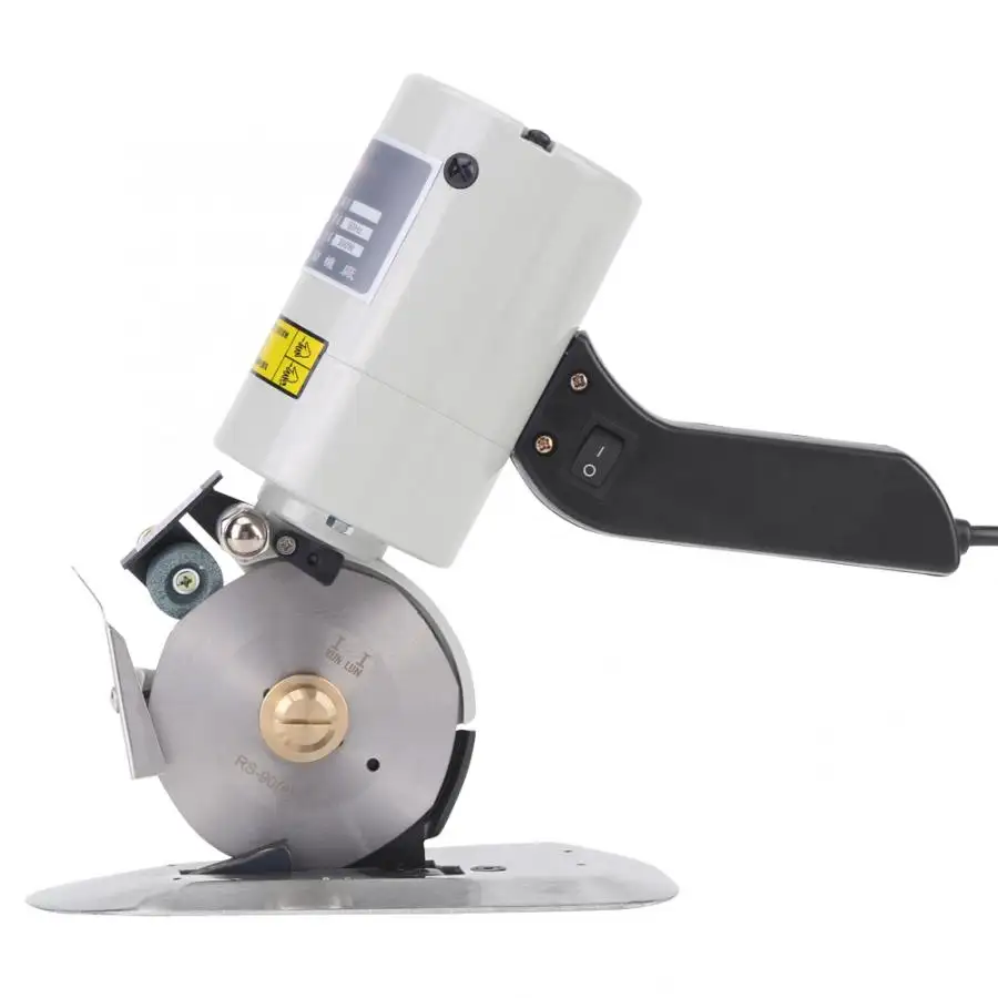 Новинка 200 Вт 90 мм электрический нож для резки ткани круглый нож пила машина для резки ткани Нож Электрический триммер круглый нож резак