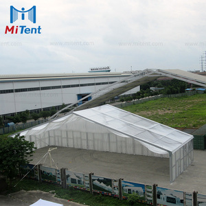 Tente de réception de mariage à portée libre 40x60, tente d'événement pour 1000 personnes avec parois en verre - Product Image 4