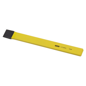 Ciseau plat Stanley pour mécaniciens, lame en acier trempé de 1-1/4 po (32 mm) pour le travail des métaux - Product Image 1