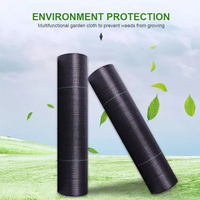 Matras Penahan Gulma Tahan UV, Penutup Tanah, Kain Lanskap, Matras Pengendali Gulma, Mulsa PP Hitam, Penutup Tanah, Matras Penahan Gulma