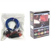 Fil LED flexible USB 1/3/5m, néon, décoration intérieure, tableau de bord, éclairage ambiant invisible, bandes lumineuses décoratives pour voiture, lumière d'ambiance pour voiture