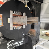 Mesin Pemotong Pipa Laser Serat Daya Tinggi 20KW 30KW CNC untuk Tabung Logam Tugas Berat