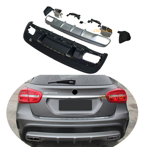Difusor trasero estilo AMG Facelift GLA45, piezas de parachoques trasero para <span class=keywords><strong>Mercedes</strong></span> Benz <span class=keywords><strong>GLA</strong></span> clase X156 GLA250 GLA300 <span class=keywords><strong>2015</strong></span> 2016 - Product Image 2