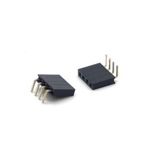 Connecteur femelle à pas de 2,54 mm, type Y, rangée simple, angle droit, H8,5 mm, 1*4P - Product Image 1