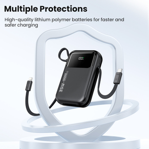 Batería Externa Compacta Toocki de 10000mAh con Doble Cable y Salida Máxima de 35W con Pantalla Digital para <span class=keywords><strong>Uso</strong></span> Diario con Móviles - Product Image 3