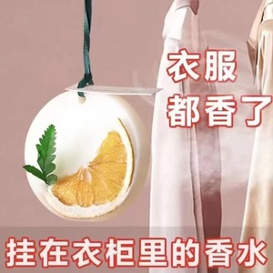 Solid Aroma Wax <b>Tablet</b> Orange Leaf Design Wardrobe Fragrance Pendant Eco-Friendly Long Lasting Fresh Air Scent <b>7</b> 15 Days - Product Image 3