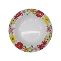 Assiette à soupe ronde en mélamine de 9 pouces, personnalisée, durable et écologique, pour la vaisselle de restaurant