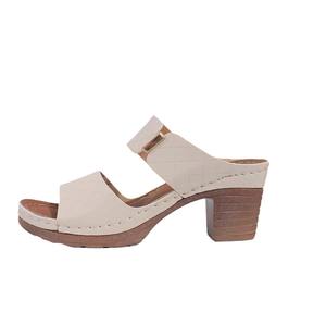 Sandalias de Plataforma con Tacón Grueso y Diseño de Leopardo, Estilo Europeo Americano, Novedad de Verano e Invierno, con Tira en T y Cordones, de Calzado Fácil - Product Image 5