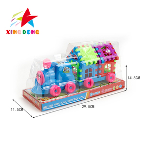 Bloque apilable para niños, colorido, partículas grandes y rompecabezas de jardín de infantes, juguetes educativos, juguete de construcción de aprendizaje - Product Image 5