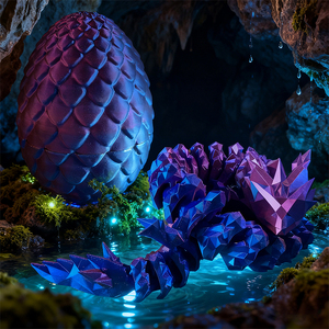 Dragon imprimé en 3D pour enfants, jouets anti-stress préremplis en forme de dragon, animaux imprimés en 3D, jouets anti-stress dinosaures, fournitures et récompenses pour la classe - Product Image 5