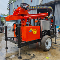 Machine de forage de puits d'eau hydraulique diesel Prix de la plate-forme de forage rotative