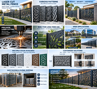 Aluminium hekwerk fabrikant poedercoating metalen hekwerkpanelen voor residentiële projecten
