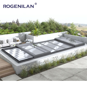 Rogenilan - Toit de véranda coulissant - Fenêtres coulissantes automatiques en aluminium laminé avec verre - Sur mesure - Product Image 4
