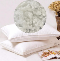 Vente en gros de fibres de polyester creuses recyclables ignifuges 15D 64 mm à haute résilience pour rembourrage de canapés et coussins intérieurs de camping-cars et de bus