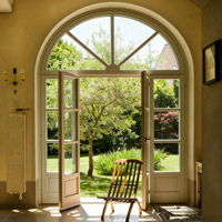 Ventanas y Puertas Francesas de Aluminio, Puertas Francesas Arqueadas