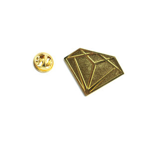 Pin personalizado con forma de <span class=keywords><strong>diamante</strong></span>, insignia de solapa de Color dorado elegante para regalos y marcas - Product Image 6