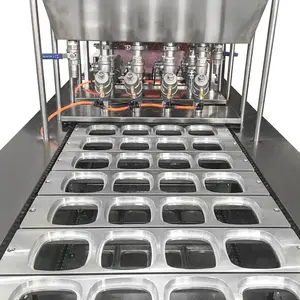 Kunststoff behälter manuelle Becher versiegelung maschinen Becher Saft füllung Versiegelung maschine Preis