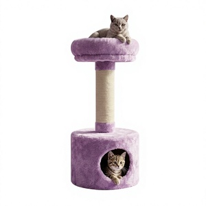 Fiona Lilac Bliss <b>Plush</b> <b>Cat</b> House Retreat - Product Image 1
