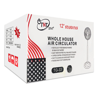 TNTSTAR TG-33 12 pouces ventilateur debout électrique binatone maison ventilateur de support industriel à bas prix plancher électrique orienter base Ronde