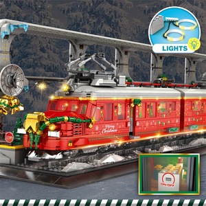 Reobrix Christmas Cars 66034 Plastic <b>Building</b> <b>Block</b> Set with 20 Pieces Educational Toy for Kids Ages 8-13 Years - Product Image 3