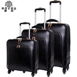 Thiết kế mới chất lượng cao PU da du lịch hành lý vali với mức giá tuyệt vời unisex thời trang kinh doanh - Product Image 1