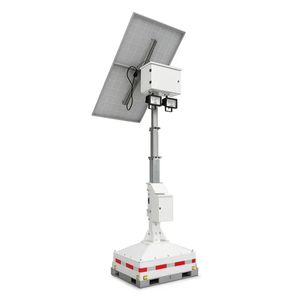 Solare Mobile senza fili CCTV telecamera rimorchio solare torre di luce di sicurezza per il monitoraggio delle miniere - Product Image 5