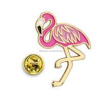 Pin de Solapa de Aleación de Zinc de Alta Calidad, Personalizado con el Sello de Florida, Esmalte Duro, Recuerdo de Viaje de Playa con Flamencos del Estado del Sol