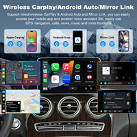 Modul Peningkatan Layar Asli Wireless Apple Carplay Android Auto untuk Layar Mercedes Benz C-Class GLC NTG4.5/4.7/5.0